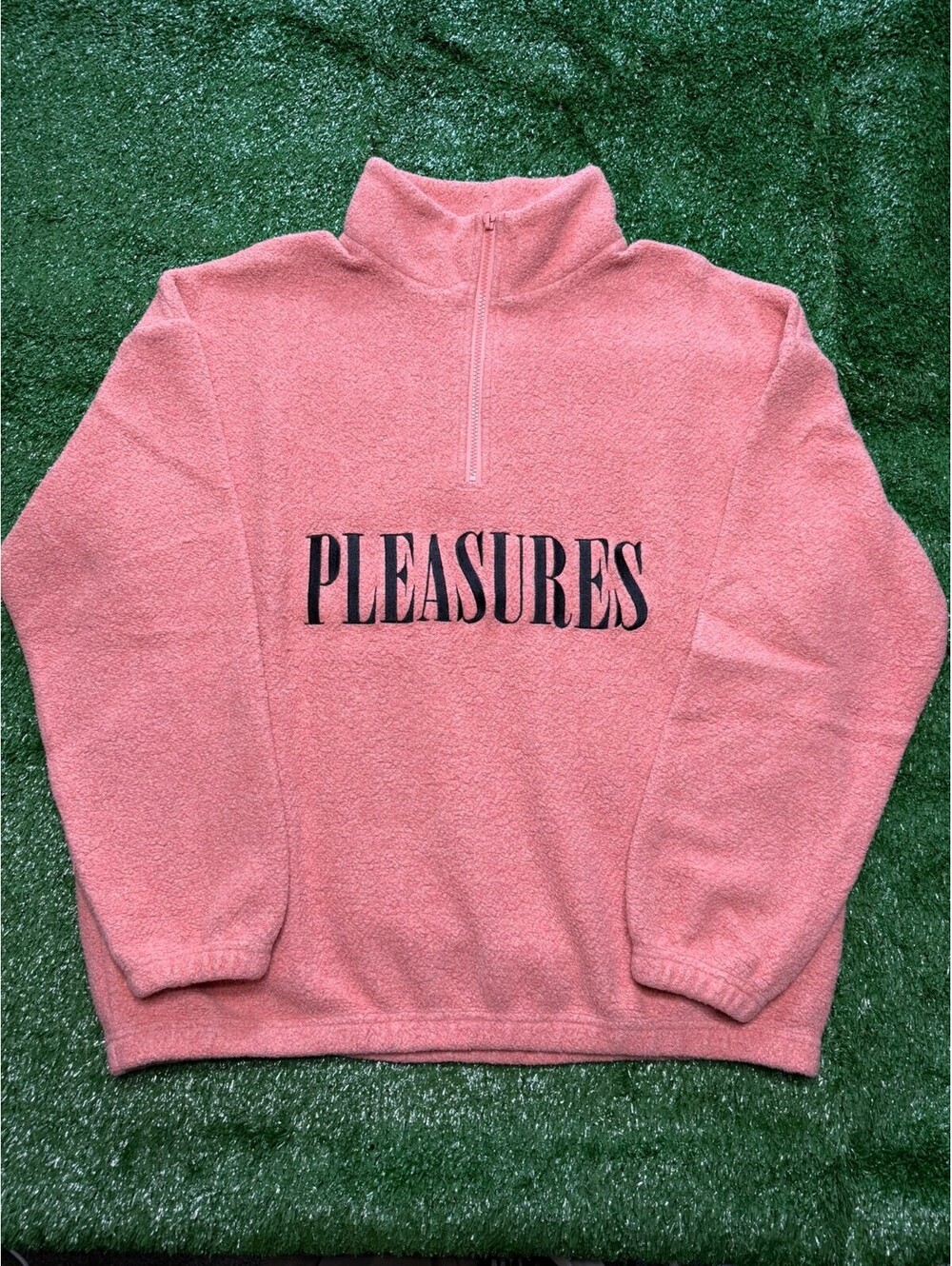 Pleasures Men's Quarter Zip Fleece | Size Large